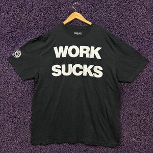 Blink-182 Work Sucks One More Time Pop Punk Band T-Shirt XXL